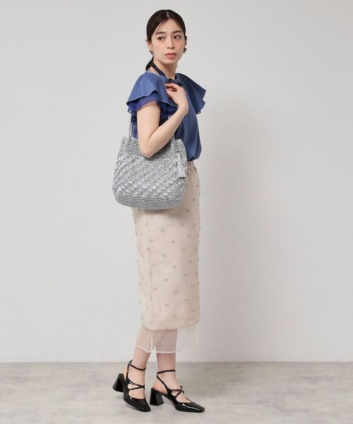 SunaUna / スーナウーナ トートバッグ | 【こなれ見え!/肩掛け可能/軽量】メタリックトートバッグ | 詳細13