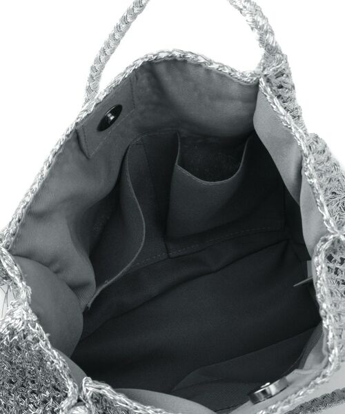 SunaUna / スーナウーナ トートバッグ | 【こなれ見え!/肩掛け可能/軽量】メタリックトートバッグ | 詳細9