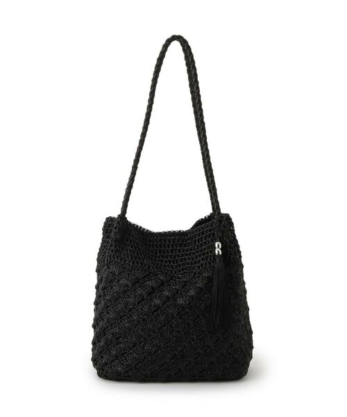 SunaUna / スーナウーナ トートバッグ | 【こなれ見え!/肩掛け可能/軽量】メタリックトートバッグ(ブラック(019))