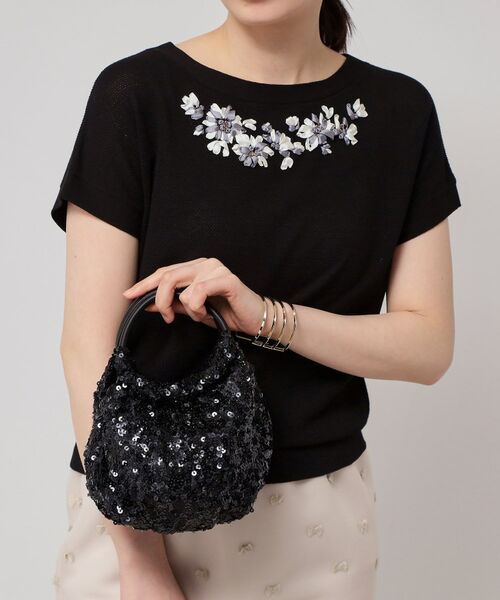 SunaUna / スーナウーナ トートバッグ | 【華やか/スパンコール】丸形バッグ | 詳細11
