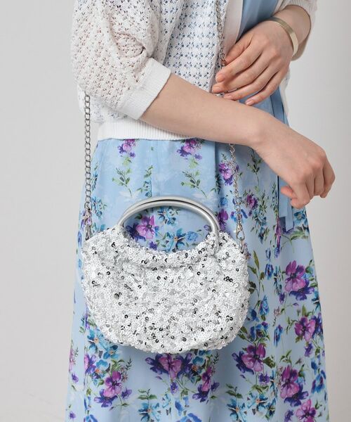 SunaUna / スーナウーナ トートバッグ | 【華やか/スパンコール】丸形バッグ | 詳細9
