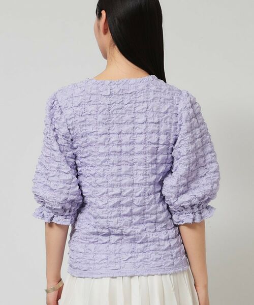 SunaUna / スーナウーナ カットソー | 【今すぐ活躍！／パフスリーブ】ジャカードプルオーバー | 詳細16