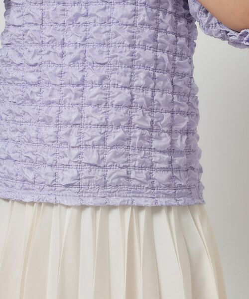 SunaUna / スーナウーナ カットソー | 【今すぐ活躍！／パフスリーブ】ジャカードプルオーバー | 詳細19