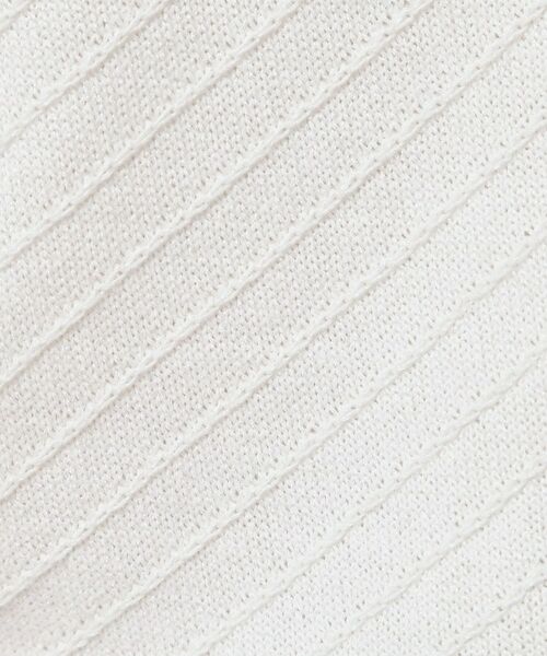 SunaUna / スーナウーナ ニット・セーター | 【SS~Lサイズ展開/5分袖】編地変化ニット | 詳細11