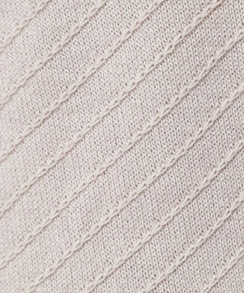 SunaUna / スーナウーナ ニット・セーター | 【SS~Lサイズ展開/5分袖】編地変化ニット | 詳細13