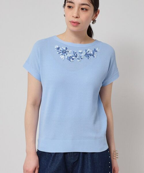 SunaUna / スーナウーナ ニット・セーター | 【SS~Lサイズ展開/手刺繍】クラフトニット | 詳細14