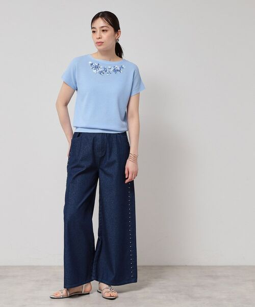 SunaUna / スーナウーナ ニット・セーター | 【SS~Lサイズ展開/手刺繍】クラフトニット | 詳細4