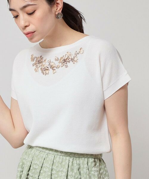 SunaUna / スーナウーナ ニット・セーター | 【SS~Lサイズ展開/手刺繍】クラフトニット | 詳細6