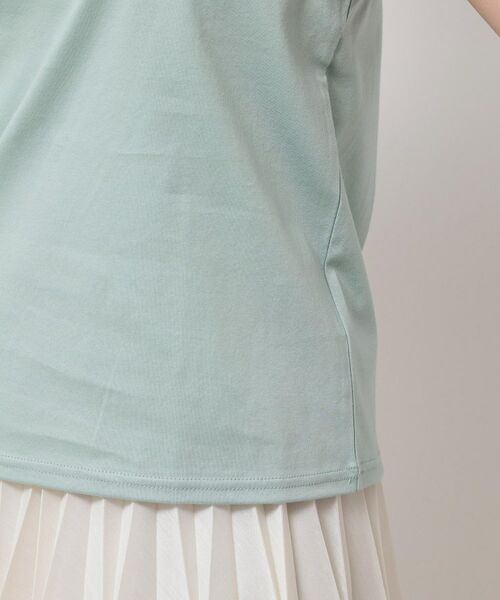 SunaUna / スーナウーナ カットソー | 【接触冷感／S～Lサイズ展開】シフォン使いフレアスリーブカットソー | 詳細23