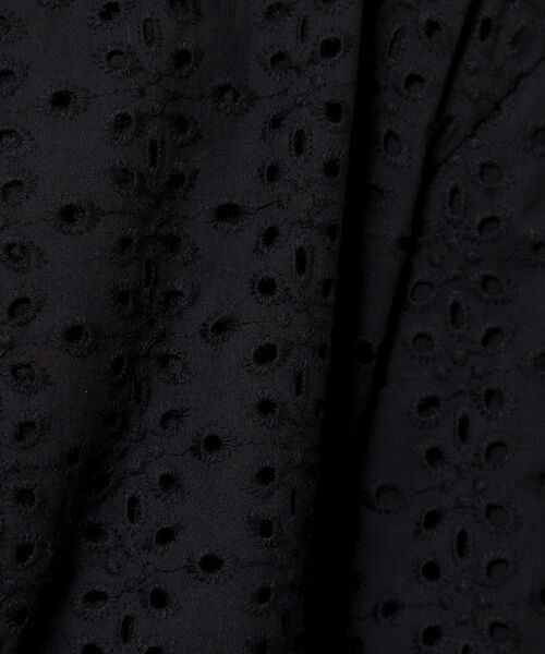 SunaUna / スーナウーナ レザーブルゾン・ジャケット | 【使えるモノトーン／パフスリーブ】レースブルゾン | 詳細9