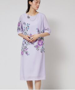 スーナウーナ 新品未使用 ワンピース ベージュ お花 ワールド
