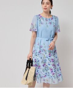 SunaUna / スーナウーナ ミニ丈・ひざ丈ワンピース | 【co creation and yours／SS～L】パネル柄ワンピース