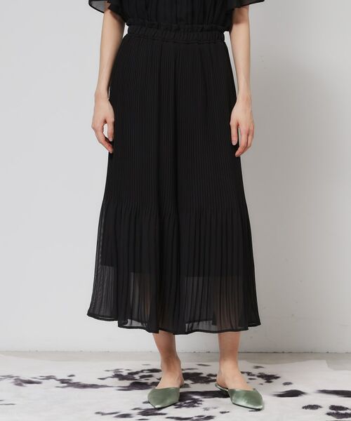 SunaUna / スーナウーナ ショート・ハーフ・半端丈パンツ | 【ウエストゴム/ウォッシャブル】プリーツパンツ | 詳細10