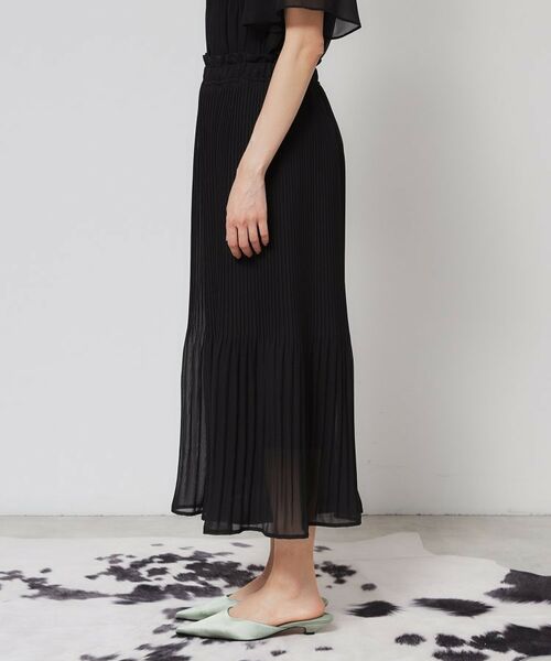 SunaUna / スーナウーナ ショート・ハーフ・半端丈パンツ | 【ウエストゴム/ウォッシャブル】プリーツパンツ | 詳細11