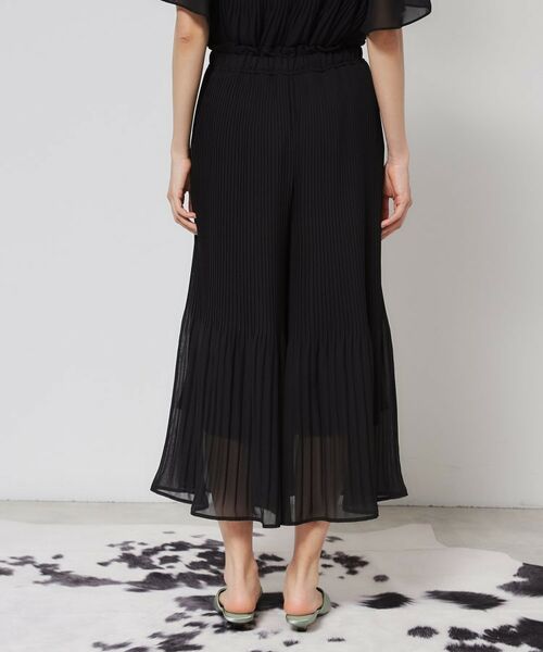 SunaUna / スーナウーナ ショート・ハーフ・半端丈パンツ | 【ウエストゴム/ウォッシャブル】プリーツパンツ | 詳細12