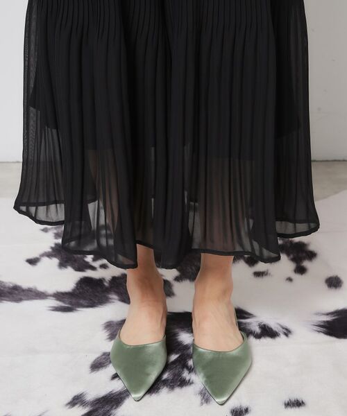 SunaUna / スーナウーナ ショート・ハーフ・半端丈パンツ | 【ウエストゴム/ウォッシャブル】プリーツパンツ | 詳細15