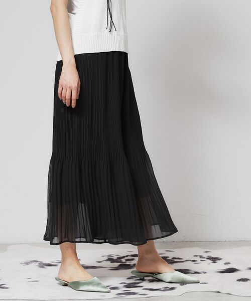 SunaUna / スーナウーナ ショート・ハーフ・半端丈パンツ | 【ウエストゴム/ウォッシャブル】プリーツパンツ | 詳細6