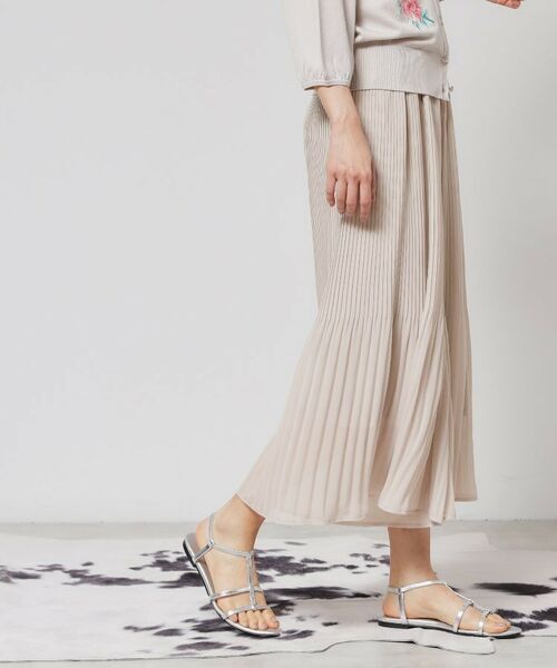 SunaUna / スーナウーナ ショート・ハーフ・半端丈パンツ | 【ウエストゴム/ウォッシャブル】プリーツパンツ | 詳細8