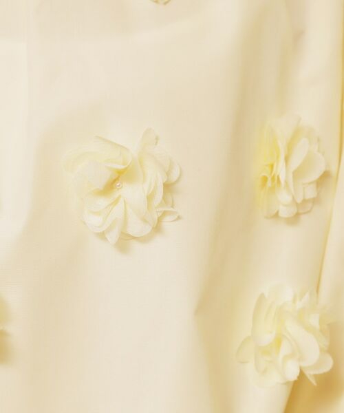 SunaUna / スーナウーナ シャツ・ブラウス | 【接触冷感／フラワーモチーフ】パフスリーブブラウス | 詳細13