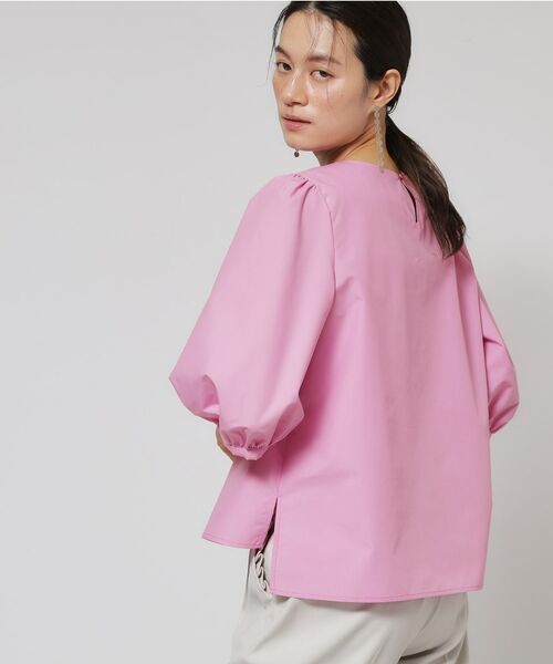 SunaUna / スーナウーナ シャツ・ブラウス | 【接触冷感／フラワーモチーフ】パフスリーブブラウス | 詳細14