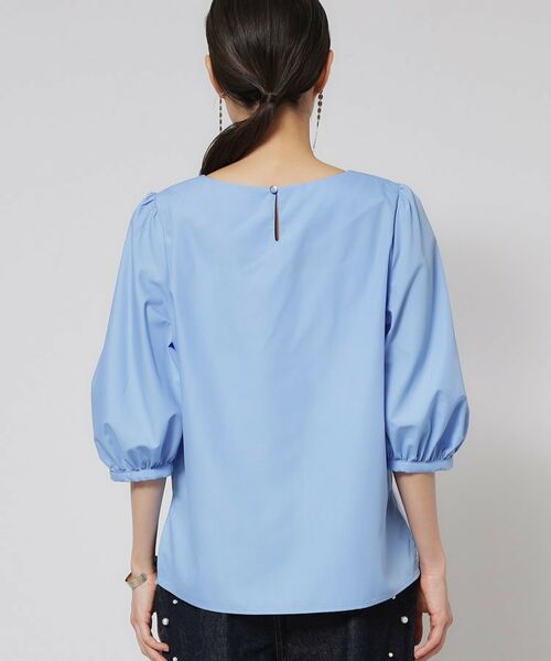 SunaUna / スーナウーナ シャツ・ブラウス | 【接触冷感／フラワーモチーフ】パフスリーブブラウス | 詳細19