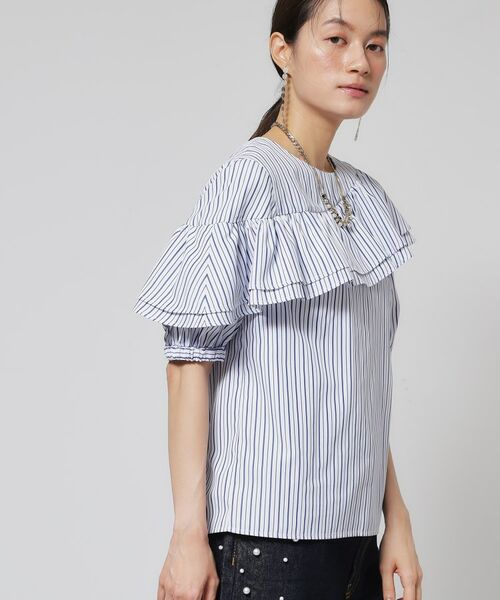 SunaUna / スーナウーナ シャツ・ブラウス | 【今年はこれで決まり！／アシメフリル】ブラウス | 詳細3