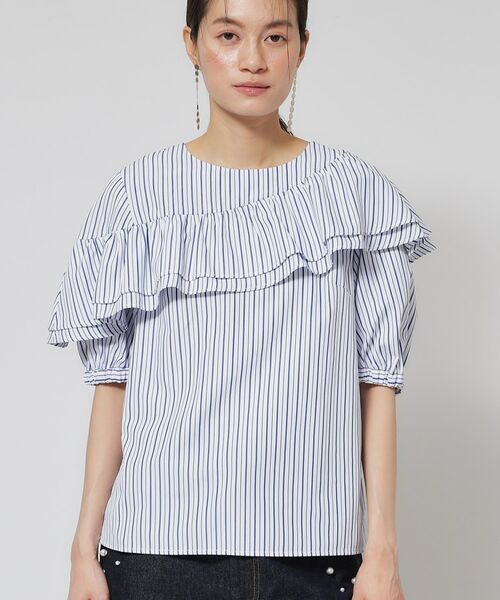SunaUna / スーナウーナ シャツ・ブラウス | 【今年はこれで決まり！／アシメフリル】ブラウス | 詳細6