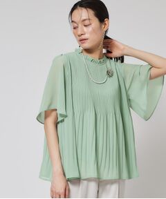 SunaUna / スーナウーナ シャツ・ブラウス | 【プリーツ／フレアスリーブ】Aラインブラウス