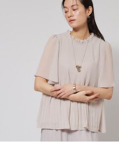 SunaUna / スーナウーナ シャツ・ブラウス | 【プリーツ／フレアスリーブ】Aラインブラウス