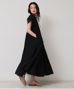 SunaUna / スーナウーナ ロング・マキシ丈ワンピース | 【涼しい！／インド綿】ティアードロングワンピース