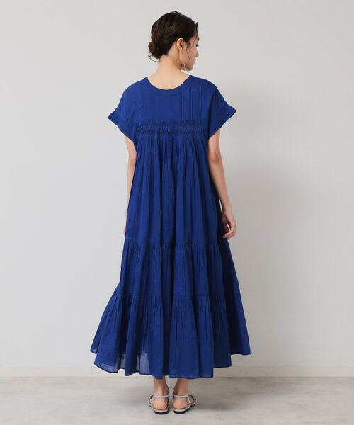 SunaUna / スーナウーナ ロング・マキシ丈ワンピース | 【涼しい！／インド綿】ティアードロングワンピース | 詳細16