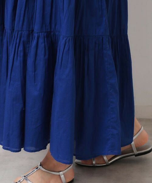 SunaUna / スーナウーナ ロング・マキシ丈ワンピース | 【涼しい！／インド綿】ティアードロングワンピース | 詳細20