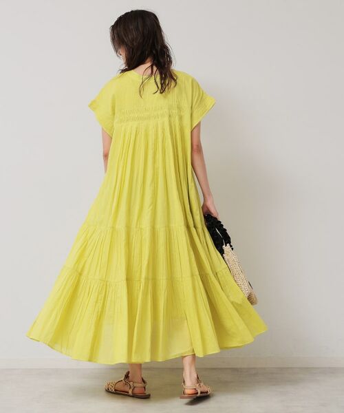 SunaUna / スーナウーナ ロング・マキシ丈ワンピース | 【涼しい！／インド綿】ティアードロングワンピース | 詳細8