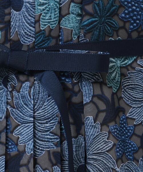 SunaUna / スーナウーナ ロング・マキシ丈ワンピース | 【完売間近／&yours project】レース柄プリーツワンピース | 詳細12