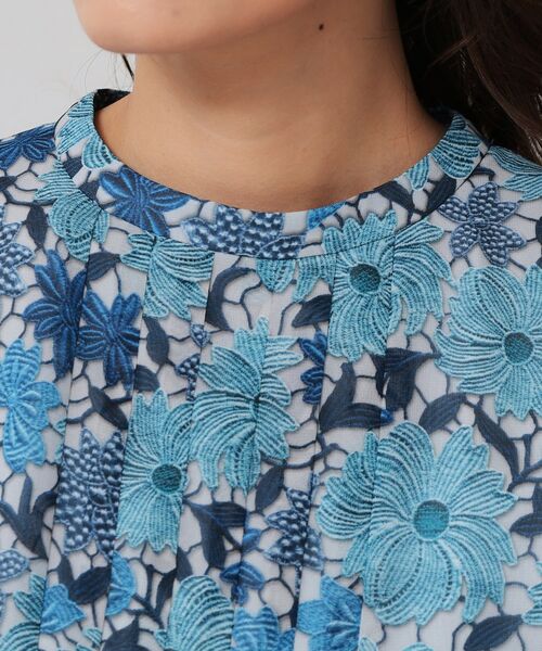 SunaUna / スーナウーナ ロング・マキシ丈ワンピース | 【完売間近／&yours project】レース柄プリーツワンピース | 詳細17