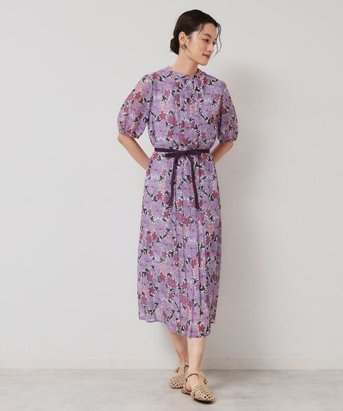 SunaUna / スーナウーナ ロング・マキシ丈ワンピース | 【完売間近／&yours project】レース柄プリーツワンピース | 詳細2