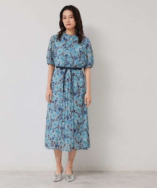 SunaUna / スーナウーナ ロング・マキシ丈ワンピース | 【完売間近／&yours project】レース柄プリーツワンピース | 詳細5