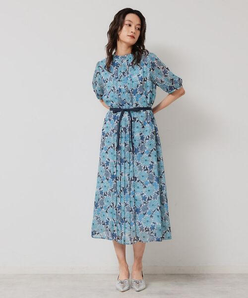 SunaUna / スーナウーナ ロング・マキシ丈ワンピース | 【完売間近／&yours project】レース柄プリーツワンピース | 詳細6