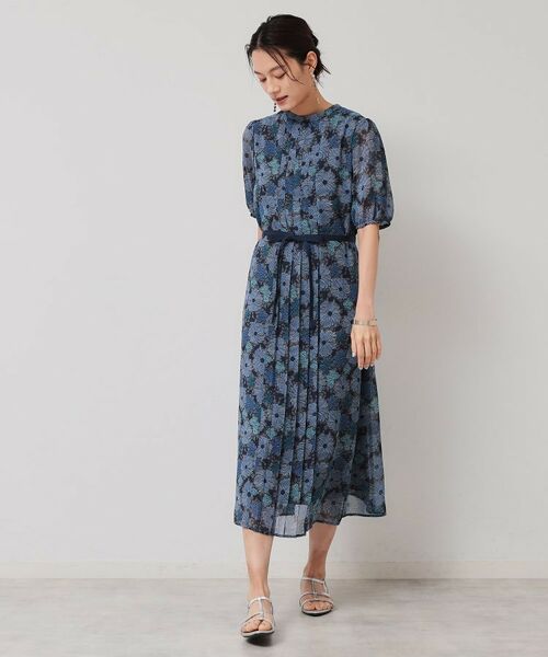 SunaUna / スーナウーナ ロング・マキシ丈ワンピース | 【完売間近／&yours project】レース柄プリーツワンピース | 詳細9