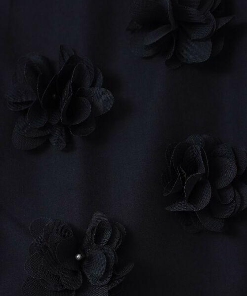 SunaUna / スーナウーナ ロング・マキシ丈ワンピース | 【接触冷感／フラワーモチーフ】フレンチスリーブワンピース | 詳細13