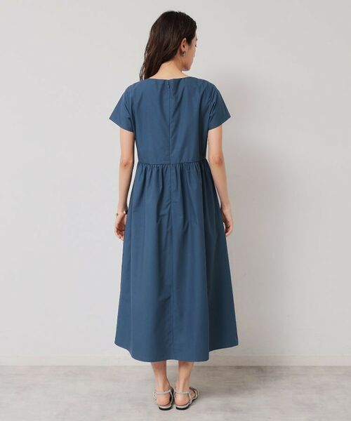 SunaUna / スーナウーナ ロング・マキシ丈ワンピース | 【接触冷感／フラワーモチーフ】フレンチスリーブワンピース | 詳細16