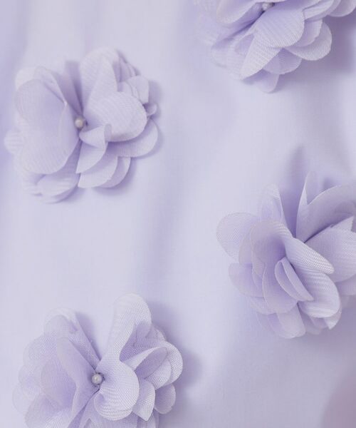 SunaUna / スーナウーナ ロング・マキシ丈ワンピース | 【接触冷感／フラワーモチーフ】フレンチスリーブワンピース | 詳細5