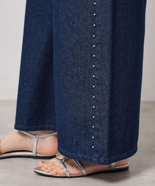 SunaUna / スーナウーナ デニムパンツ | 【脇ビジュー】ワイドデニム | 詳細11