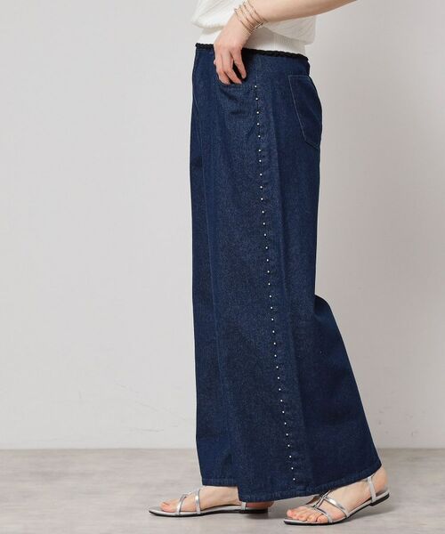 SunaUna / スーナウーナ デニムパンツ | 【脇ビジュー】ワイドデニム | 詳細2