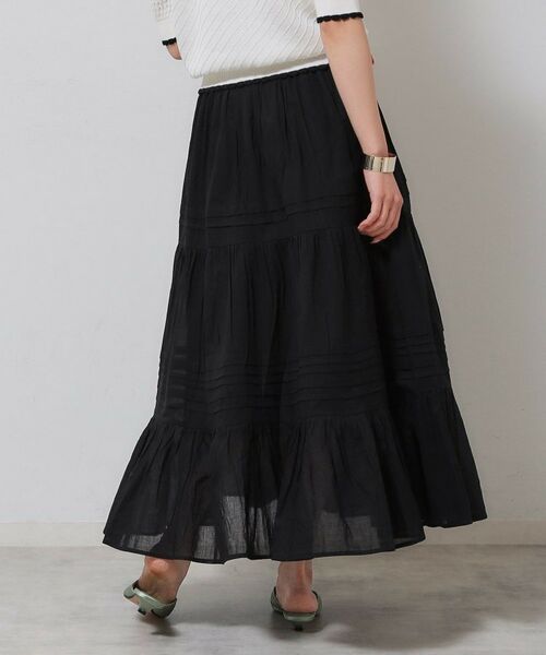 SunaUna / スーナウーナ ロング・マキシ丈スカート | 【軽い着心地／インド綿】ティアードロングスカート | 詳細11