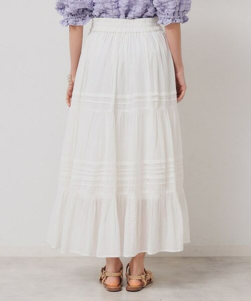 SunaUna / スーナウーナ ロング・マキシ丈スカート | 【軽い着心地／インド綿】ティアードロングスカート | 詳細15