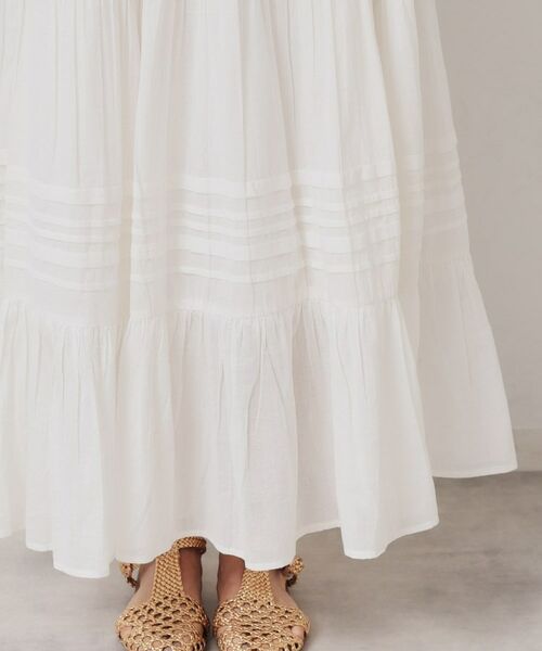 SunaUna / スーナウーナ ロング・マキシ丈スカート | 【軽い着心地／インド綿】ティアードロングスカート | 詳細17