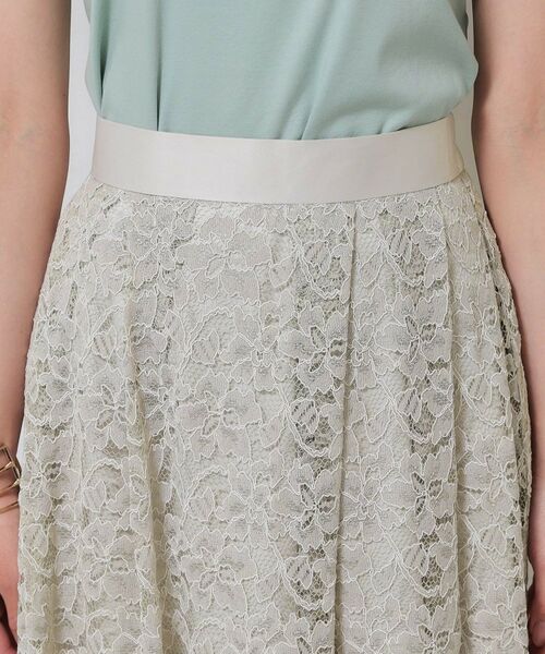 SunaUna / スーナウーナ ロング・マキシ丈スカート | 【裾スカラップ/後ろウエストゴム】レーススカート | 詳細13
