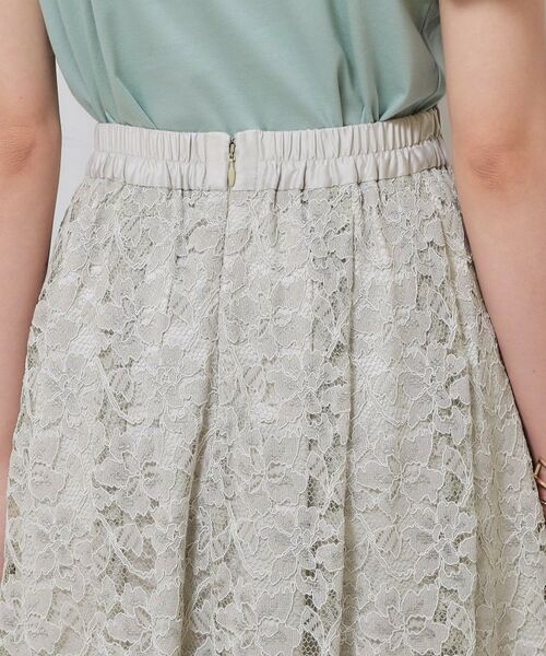 SunaUna / スーナウーナ ロング・マキシ丈スカート | 【裾スカラップ/後ろウエストゴム】レーススカート | 詳細14