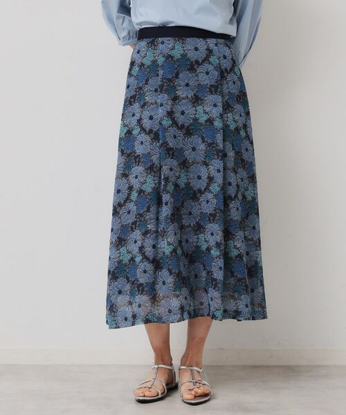 SunaUna / スーナウーナ ロング・マキシ丈スカート | 【&yours project／S～L】レース柄フレアスカート | 詳細11